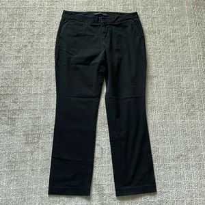 Gap Black Pants, Black Straight Leg, Stretch, Basic Black Pants, Fall Pants, 8